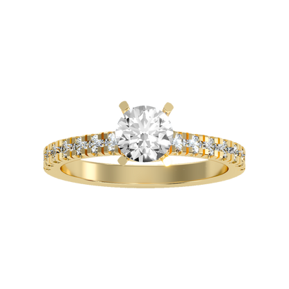 Times Solitaire Ring - Ten