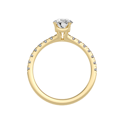 Times Solitaire Ring In 925 Sterling Silver - Twelve