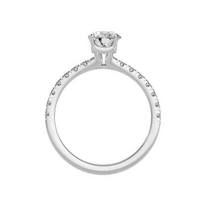 Times Solitaire Ring In 925 Sterling Silver - Eight
