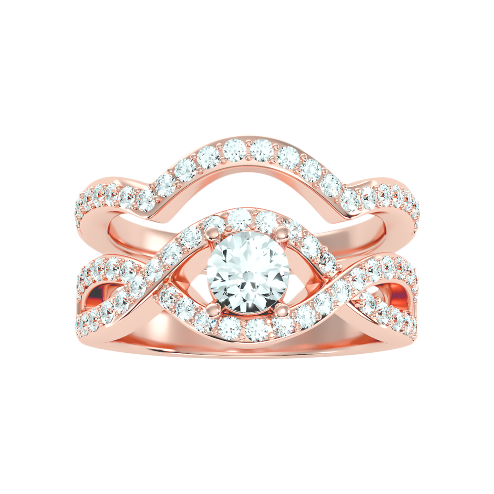 Tinkling Bridal Ring Set - Eleven