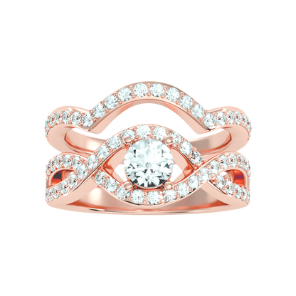 Tinkling Bridal Ring Set - Eleven
