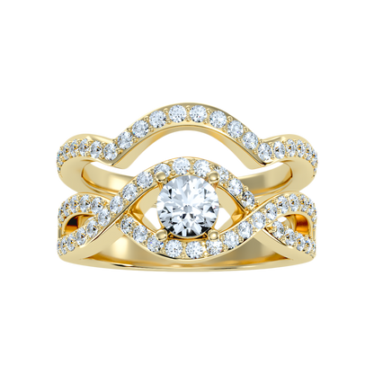 Tinkling Bridal Ring Set - Three
