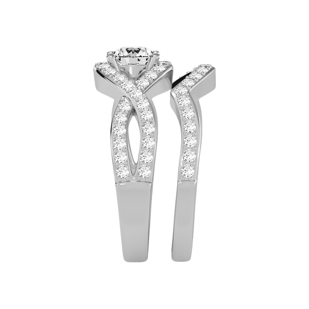 Tinkling Bridal Ring Set - Seven