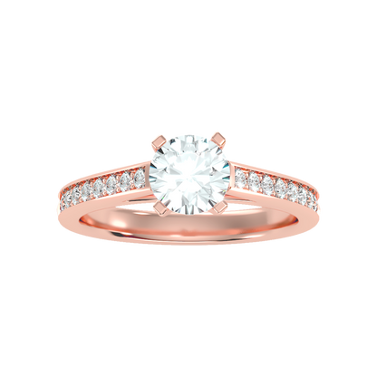 Tinsel Solitaire Ring - Ten