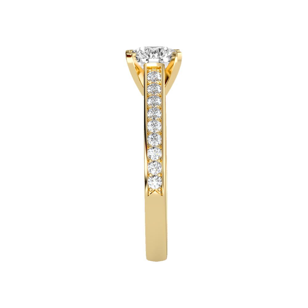 Tinsel Solitaire Ring - Four