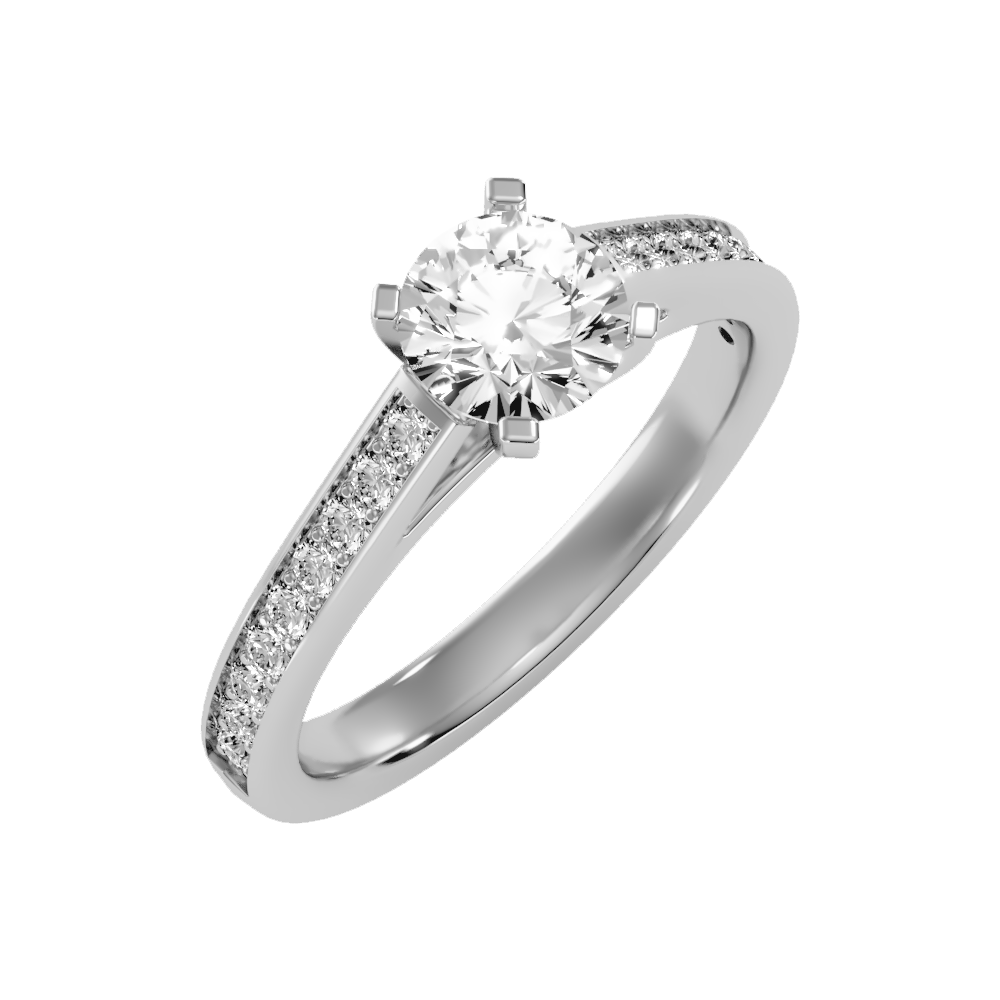 Tinsel Solitaire Ring - Five