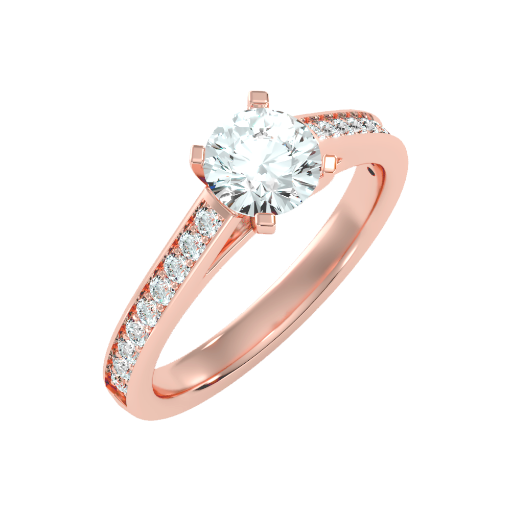 Tinsel Solitaire Ring - Nine