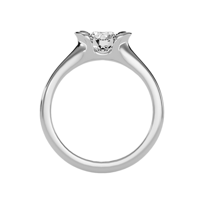 Tournesol Classic Solitaire Ring In 925 Sterling Silver - Eight