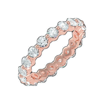 Treazy Wedding Band In 925 Sterling Silver - Ten