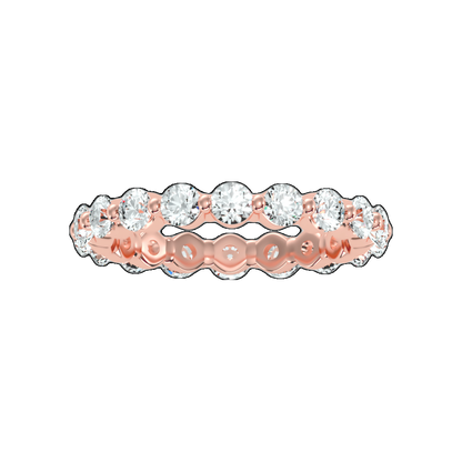 Treazy Wedding Band In 925 Sterling Silver - Twelve