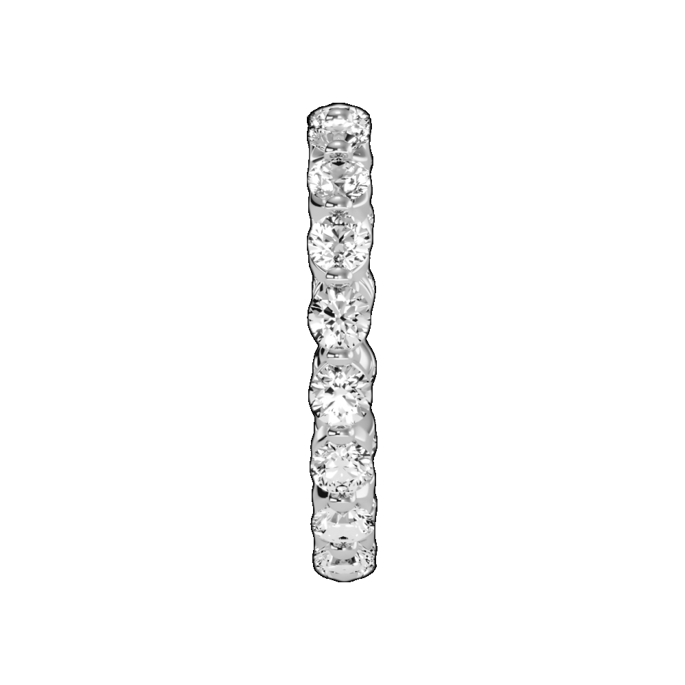 Treazy Wedding Band In 925 Sterling Silver - Three