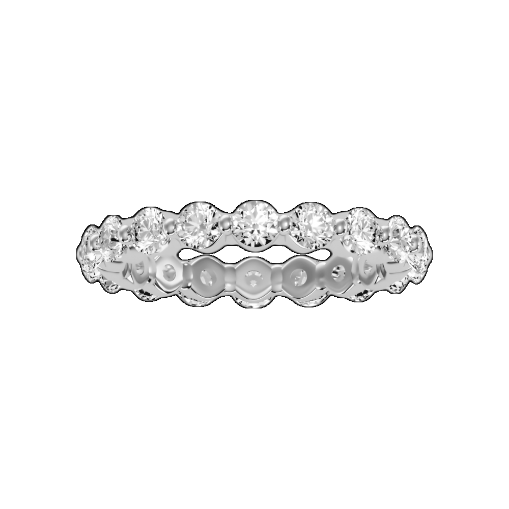 Treazy Wedding Band In 925 Sterling Silver - Four