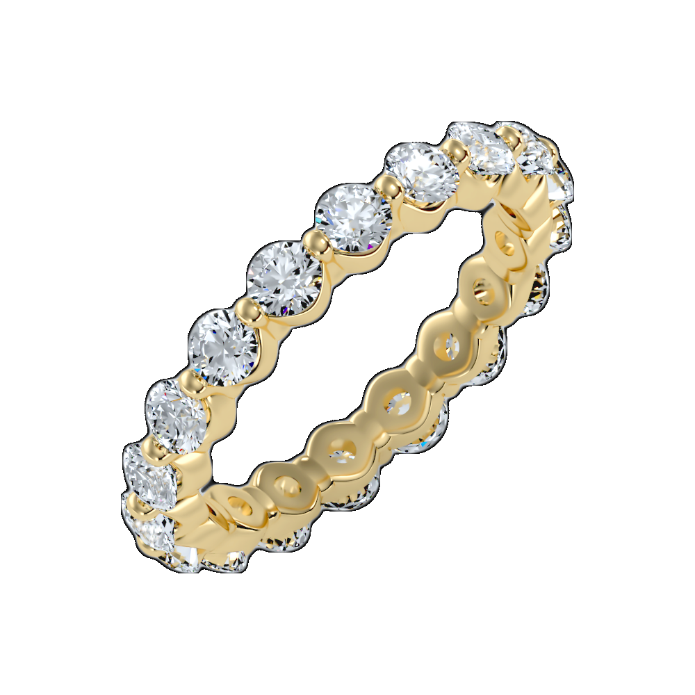 Treazy Wedding Band In 925 Sterling Silver - Six