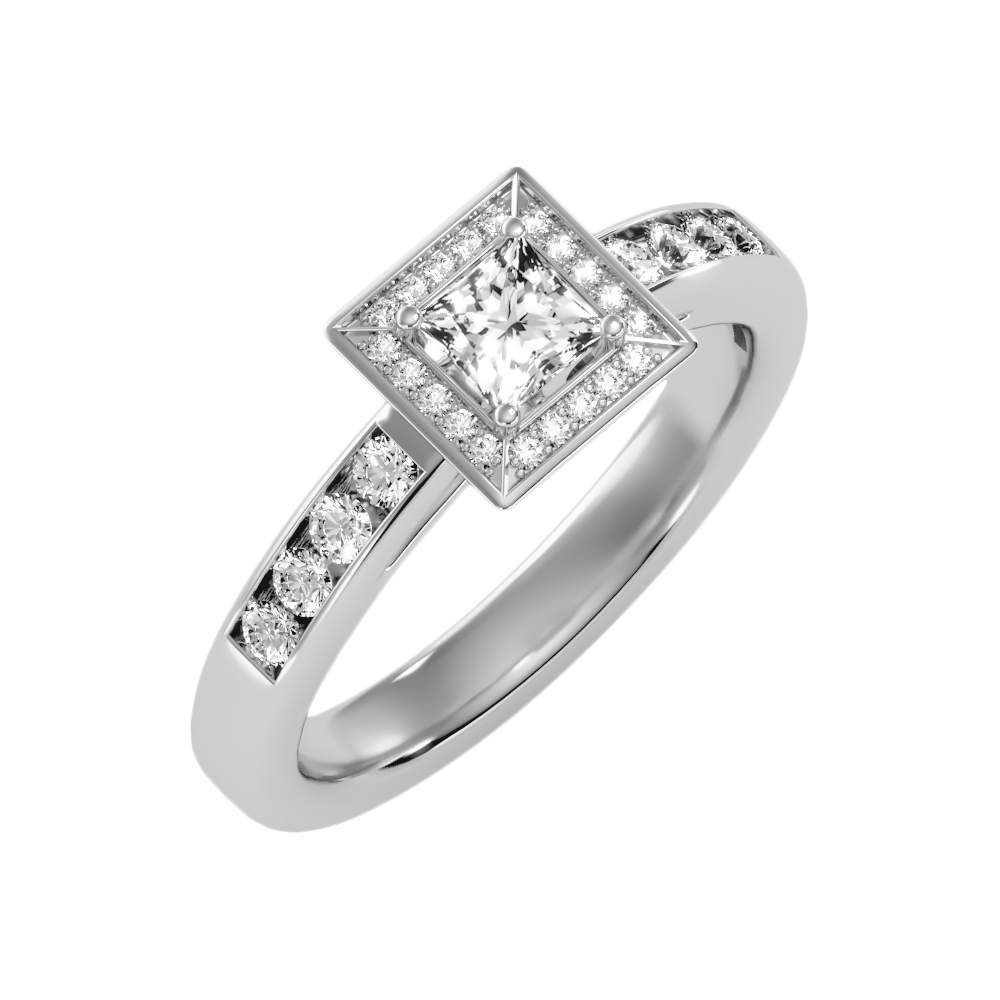 Tremne Diamond Engagement Ring - One