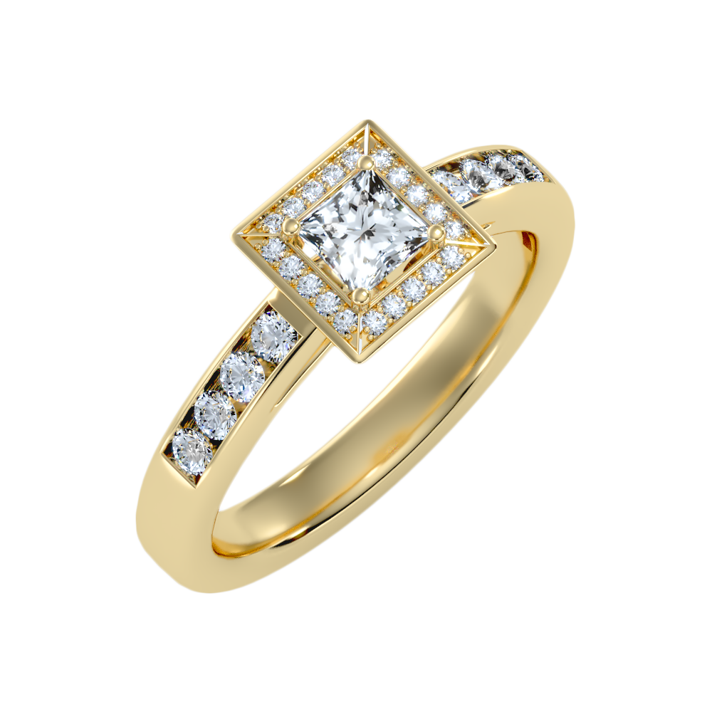Tremne Diamond Engagement Ring - Nine