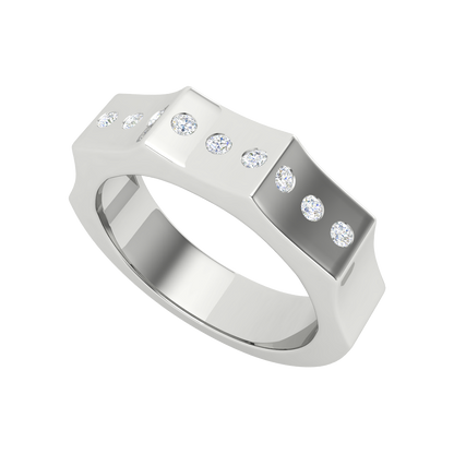 Treves Broad Band Ring - Five
