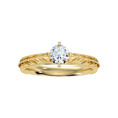 Truffle Solitaire Ring - Eleven