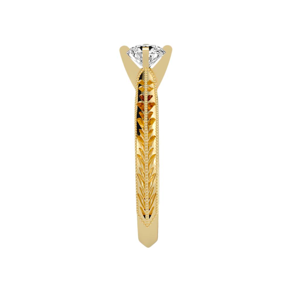 Truffle Solitaire Ring - Twelve