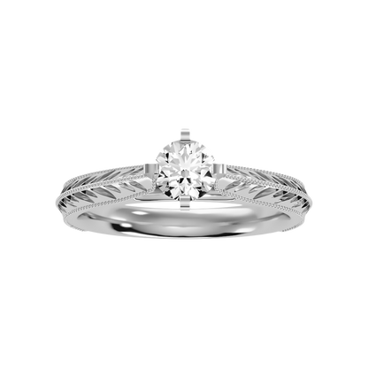 Truffle Solitaire Ring - Four