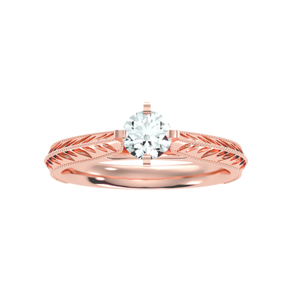 Truffle Solitaire Ring - Eight