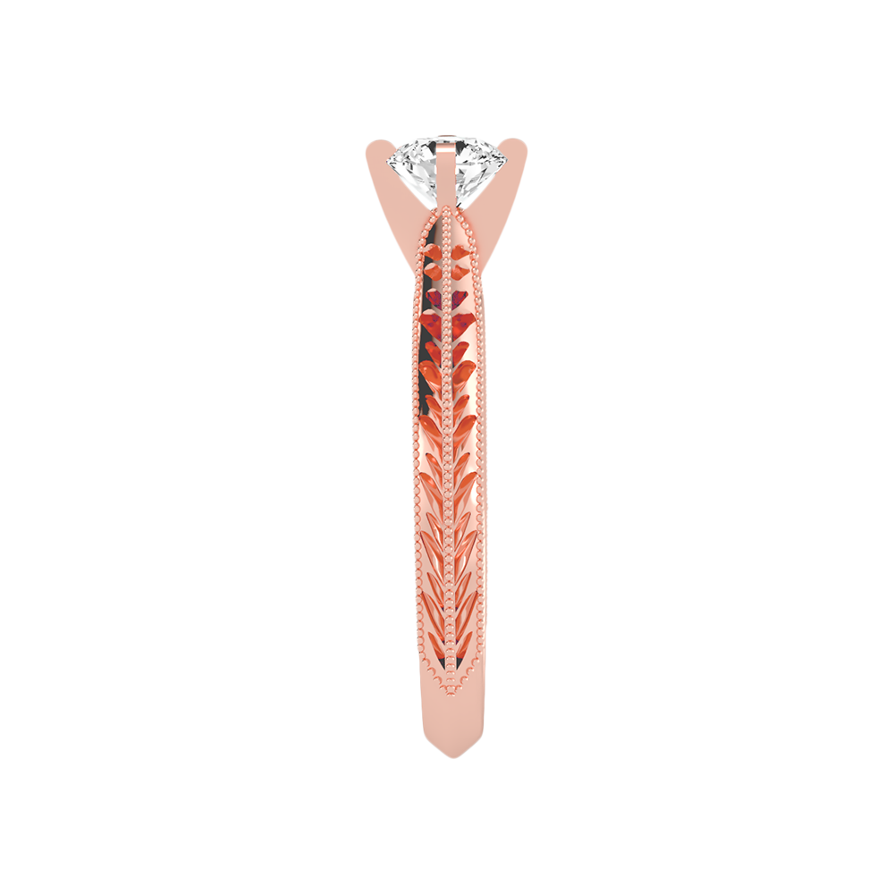 Truffle Solitaire Ring - Nine