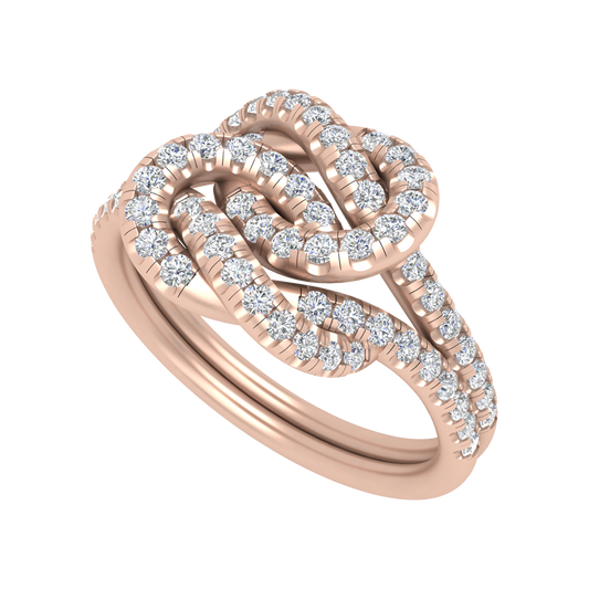 Twinned And Triggered Cocktail Ring - One