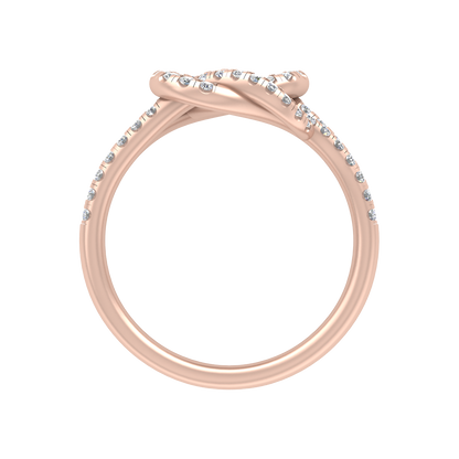 Twinned And Triggered Cocktail Ring In 925 Sterling Silver - Four