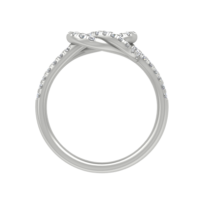 Twinned And Triggered Cocktail Ring - Eight