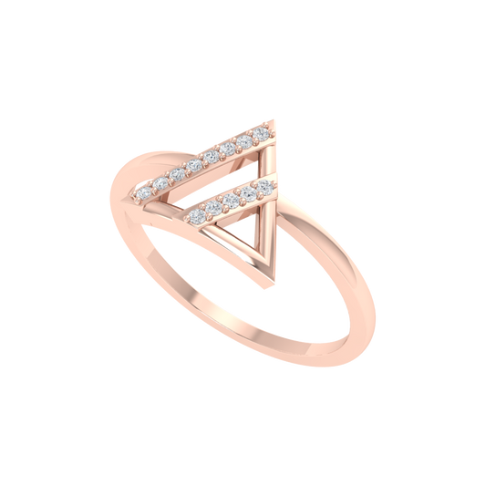 Twisted Tiara Diamond Ring - One