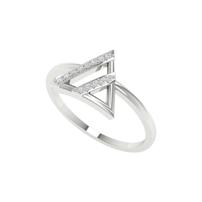 Twisted Tiara Diamond Ring - Five