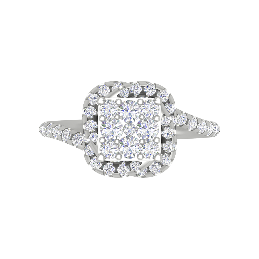Twisting Squamous Cocktail Ring - Six