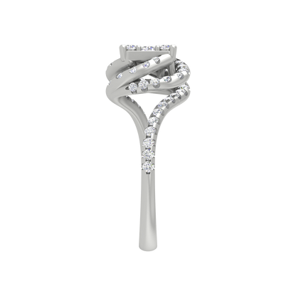 Twisting Squamous Cocktail Ring - Seven