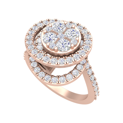 Twisting Zone Cocktail Ring - One