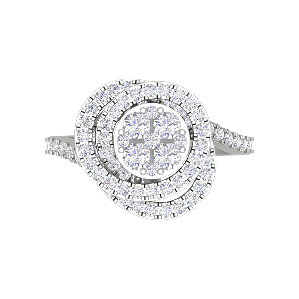 Twisting Zone Cocktail Ring - Six