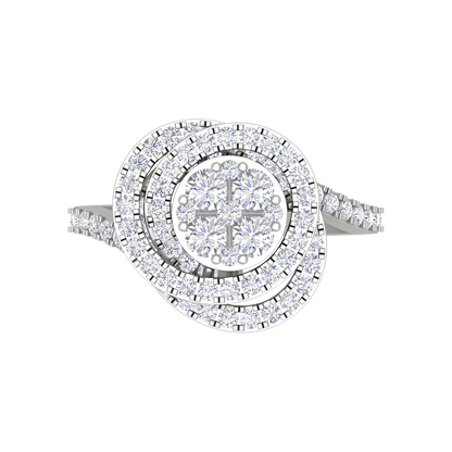 Twisting Zone Cocktail Ring - Six