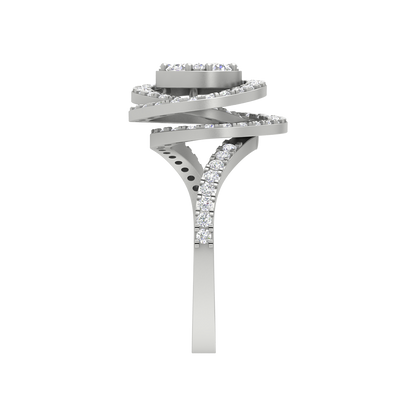 Twisting Zone Cocktail Ring - Seven