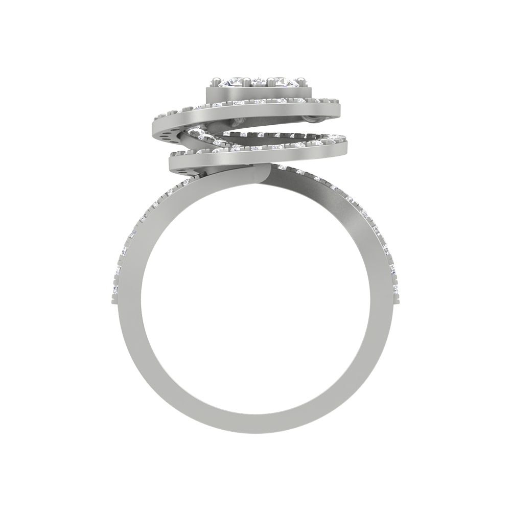 Twisting Zone Cocktail Ring - Eight