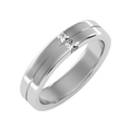 Duo Men's Two Stone Lab Grown Diamond Band