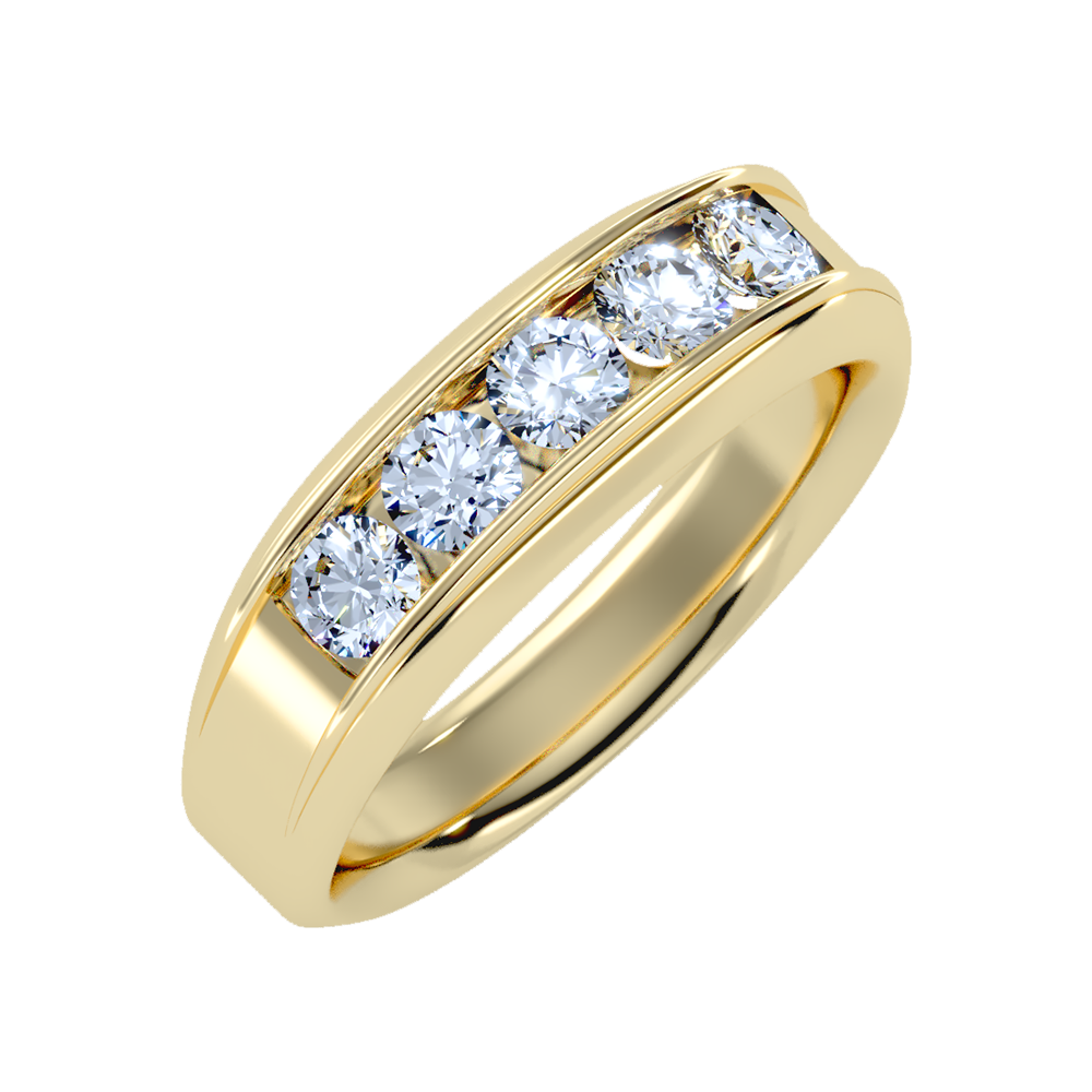 Ultimate Jewel Men's Broad Band Ring - One