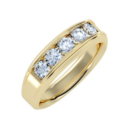 Ultimate Jewel Men's Broad Band Ring - One