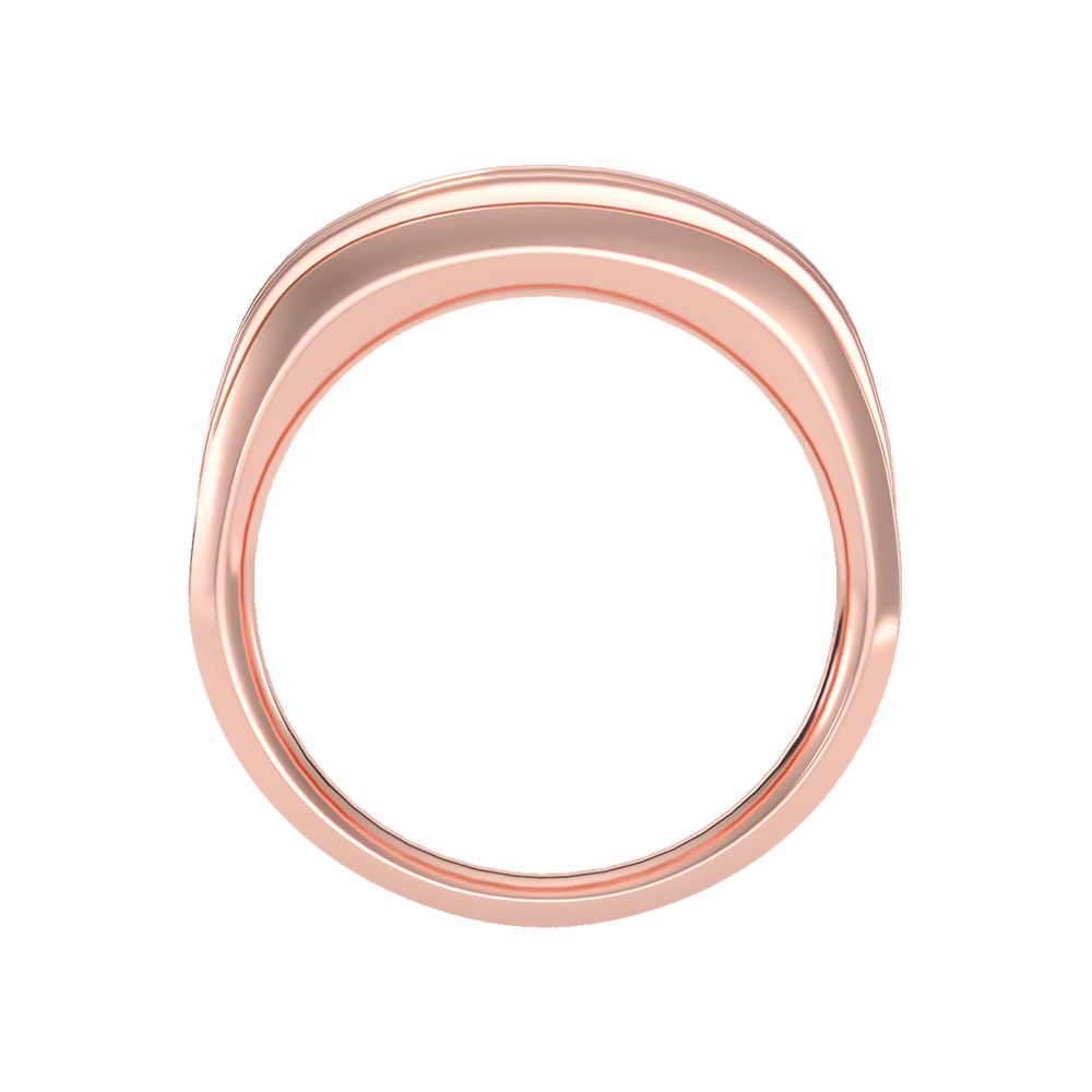 Ultimate Jewel Men's Broad Band Ring - Twelve