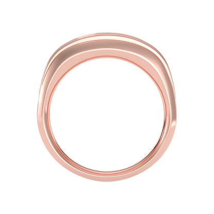 Ultimate Jewel Men's Broad Band Ring - Twelve
