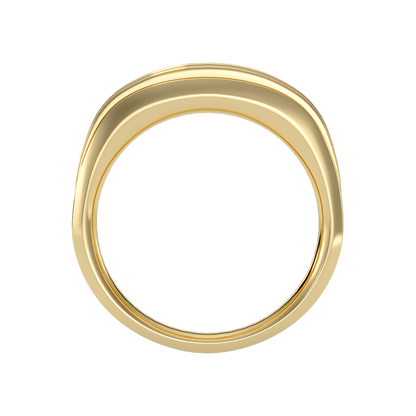Ultimate Jewel Men's Broad Band Ring - Two