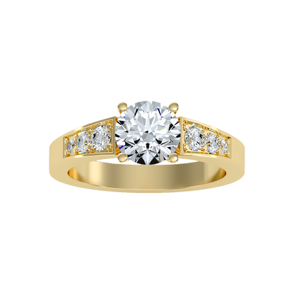 Ultimate Star Solitaire Ring - Ten