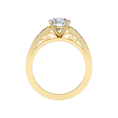 Ultimate Star Solitaire Ring In 925 Sterling Silver - Twelve