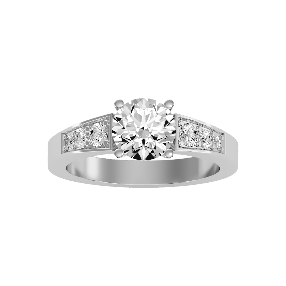 Ultimate Star Solitaire Ring - Six
