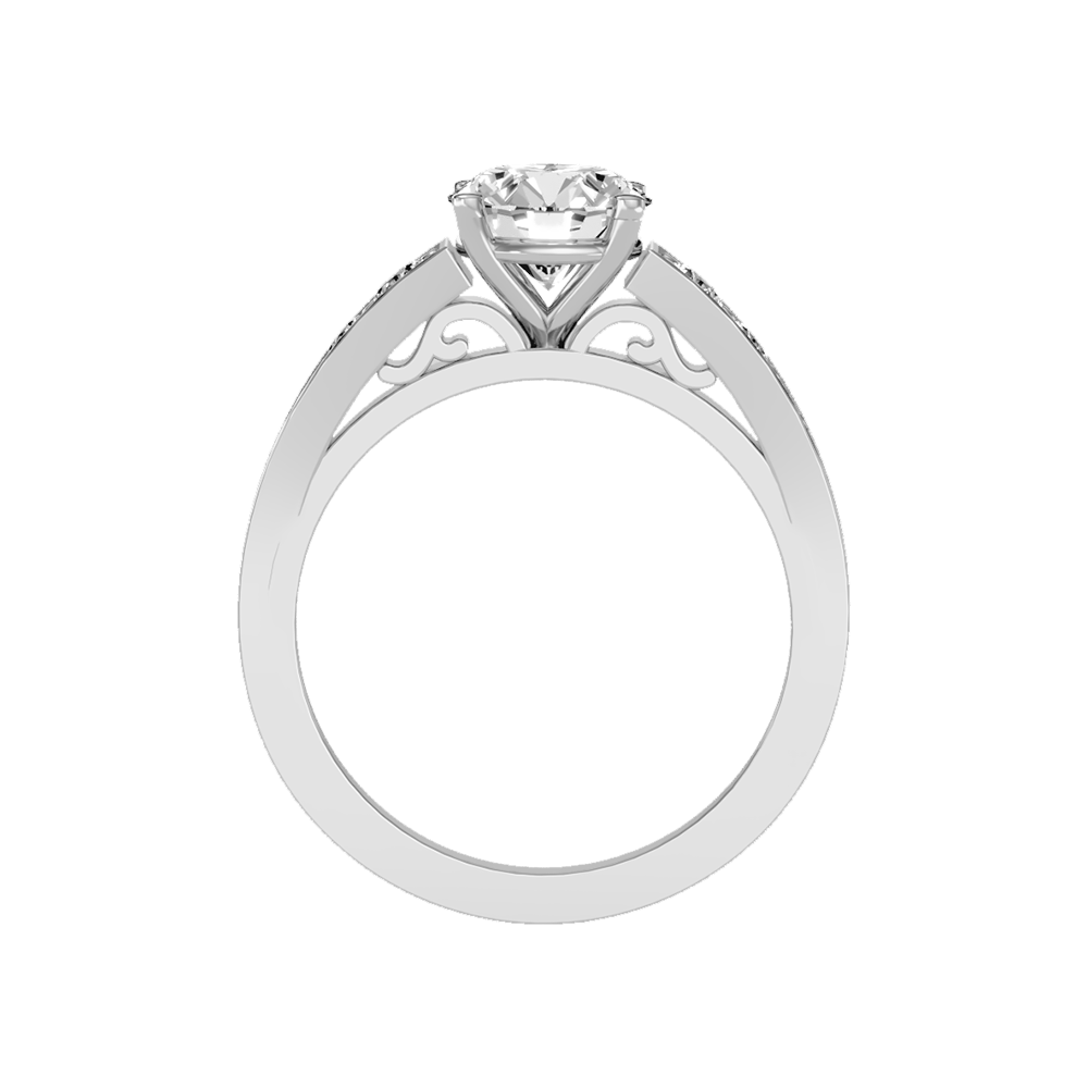 Ultimate Star Solitaire Ring In 925 Sterling Silver - Eight
