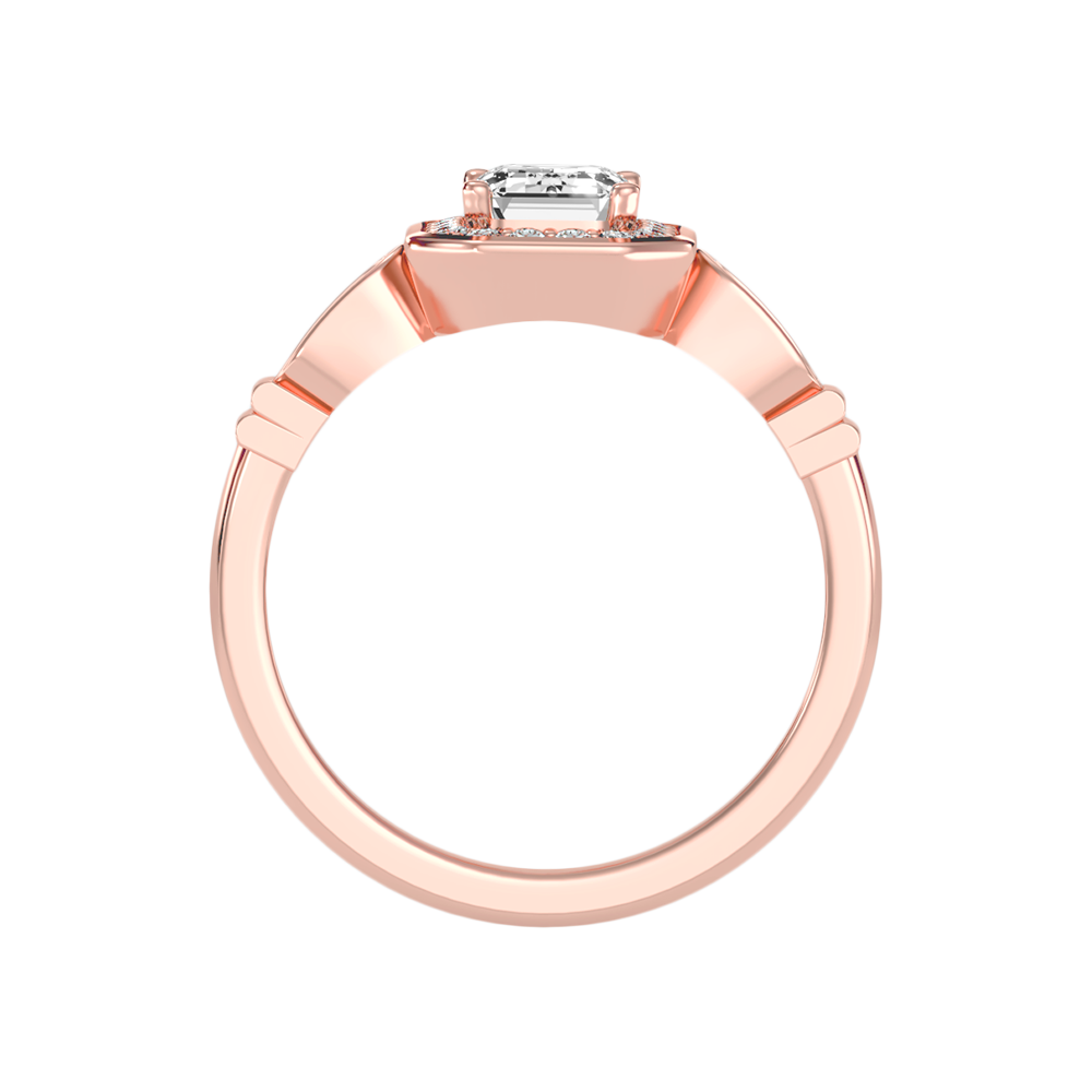 Uncanny Halo Ring In 925 Sterling Silver - Ten