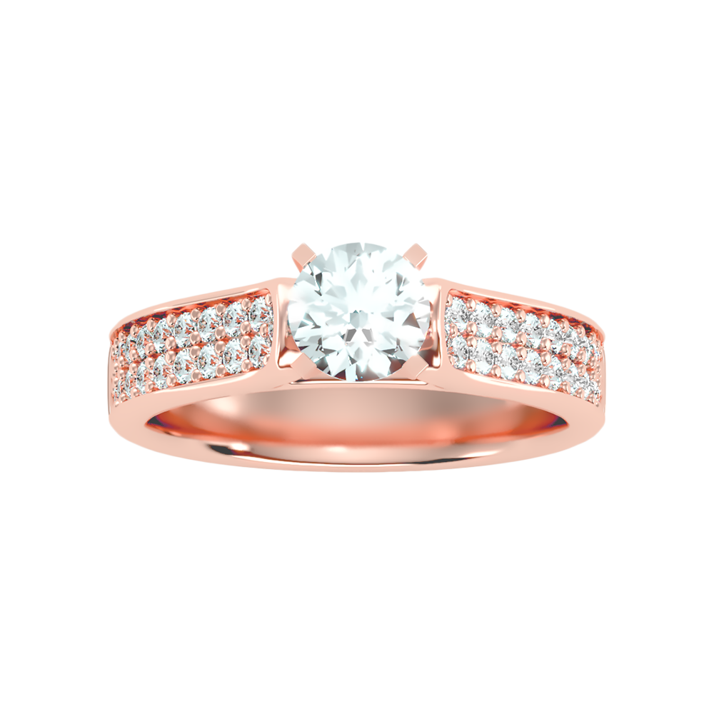 Unique Solitaire Ring - Eleven