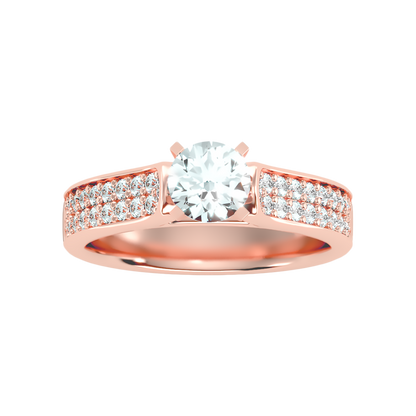 Unique Solitaire Ring - Eleven